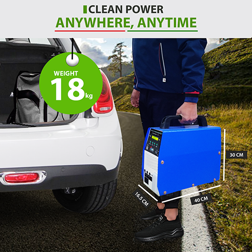 60Ah, 1 KVA Solar Home Inverter, with In-built Lithium Battery, Portable, Model: PL-900W-ECO