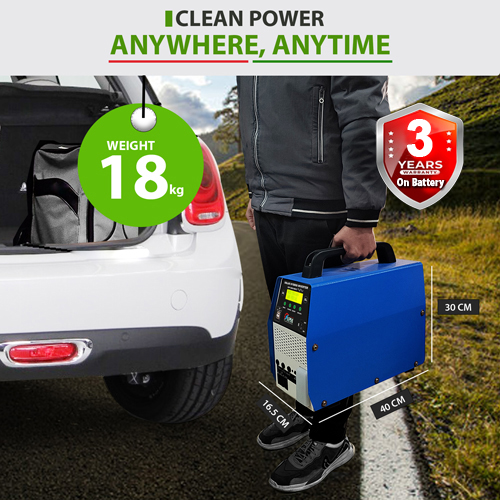 1KVA Solar Home Inverter, with In-built Lithium Battery, Portable, Model: PL-900W