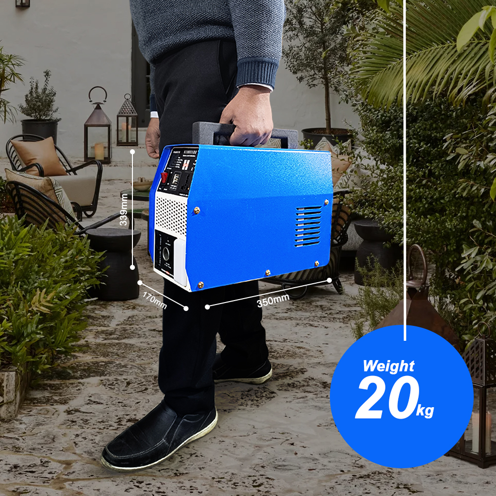 700VA Solar Power Station, In-built Lithium Battery, Portable, Model: Solar 700Li-Eco