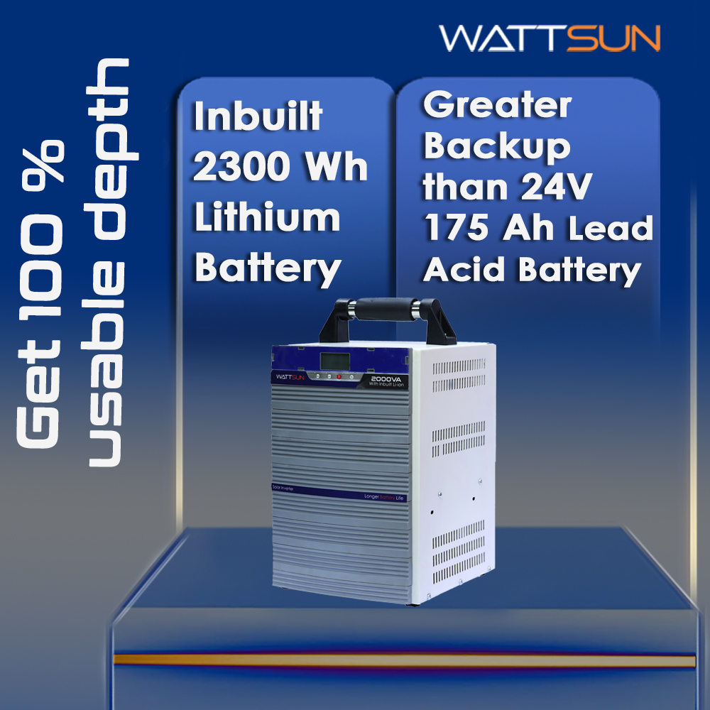 Long Backup Lithium Inverter for Home